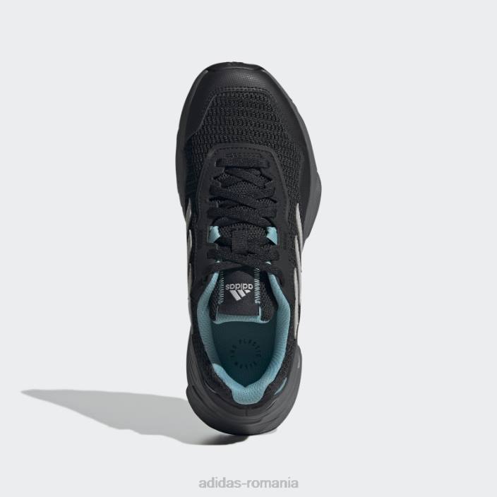 Adidas pantofi negri tracefinder trail running femei negru/gri/mentă ton 2JBN8579