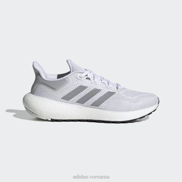 Adidas pantofi pureboost 22 albi femei alb/argintiu/negru 2JBN8720