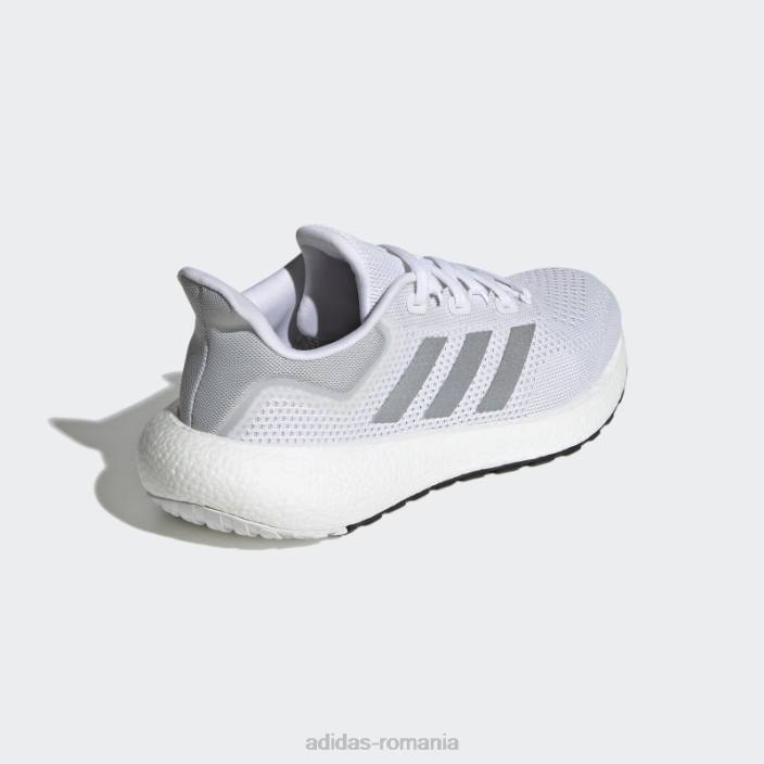 Adidas pantofi pureboost 22 albi femei alb/argintiu/negru 2JBN8720