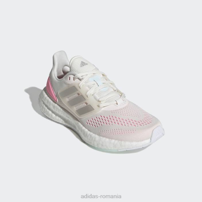 Adidas pantofi pureboost 22 argintiu femei alb/argintiu/roz fascicul 2JBN2163