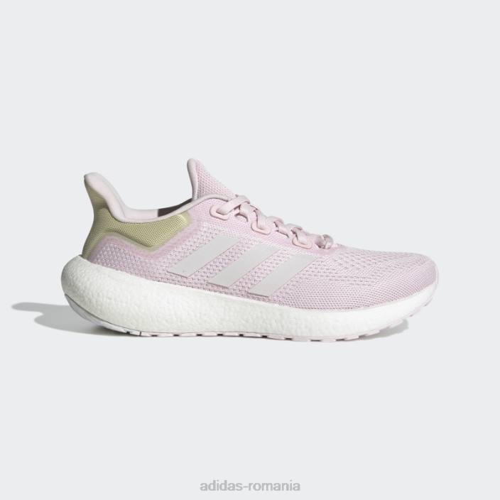 Adidas pantofi pureboost 22 roz femei roz/alb/bej nisipos 2JBN2180