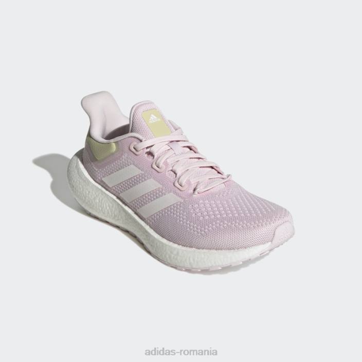 Adidas pantofi pureboost 22 roz femei roz/alb/bej nisipos 2JBN2180