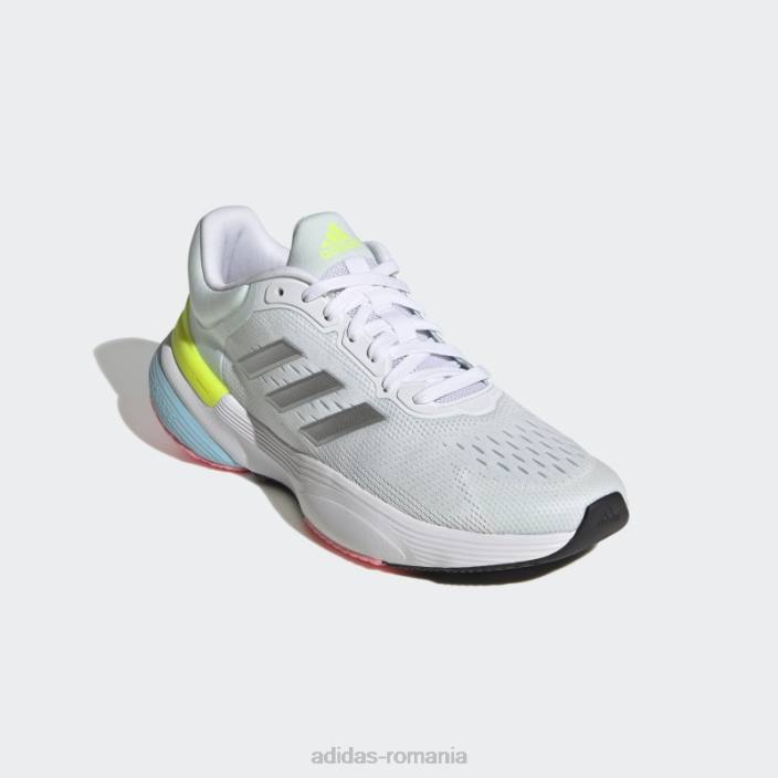 Adidas pantofi response super 3.0 alb femei alb/argintiu/albastru 2JBN3110