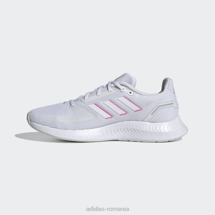 Adidas pantofi runfalcon 2.0 albi femei alb/roz 2JBN8612