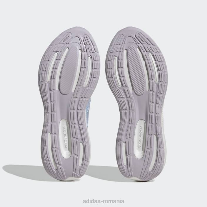 Adidas pantofi runfalcon 3 albastru alba adidas femei zori albastru/zori metalic/argintii 2JBN15882