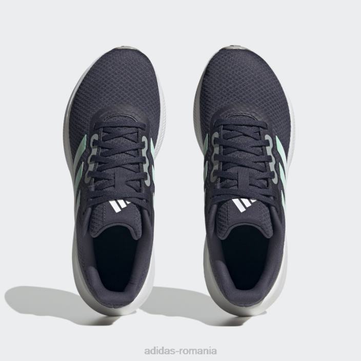 Adidas pantofi runfalcon 3 bleumarin femei bleumarin/mentă/argint 2JBN15872