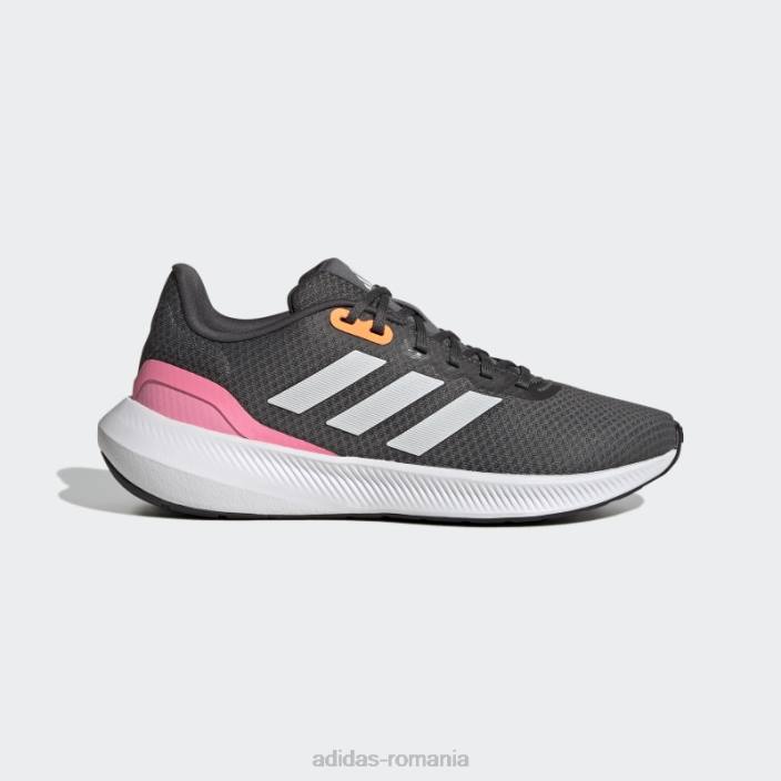 Adidas pantofi runfalcon 3 gri femei gri/alb/roz fascicul 2JBN15866