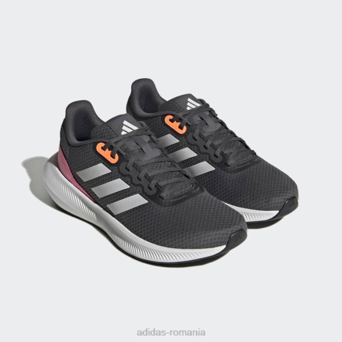 Adidas pantofi runfalcon 3 gri femei gri/alb/roz fascicul 2JBN15866