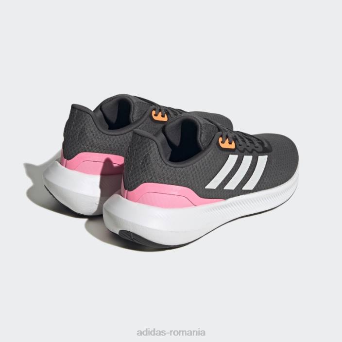 Adidas pantofi runfalcon 3 gri femei gri/alb/roz fascicul 2JBN15866