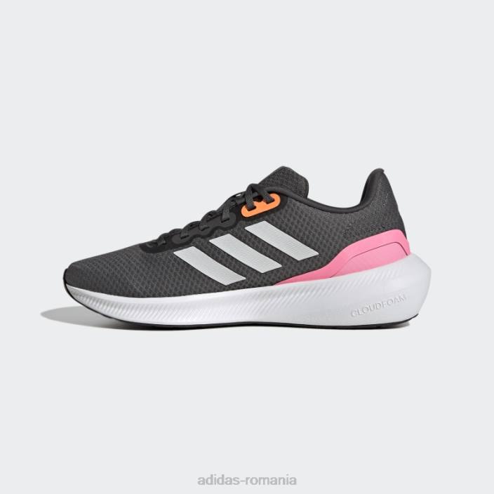 Adidas pantofi runfalcon 3 gri femei gri/alb/roz fascicul 2JBN15866