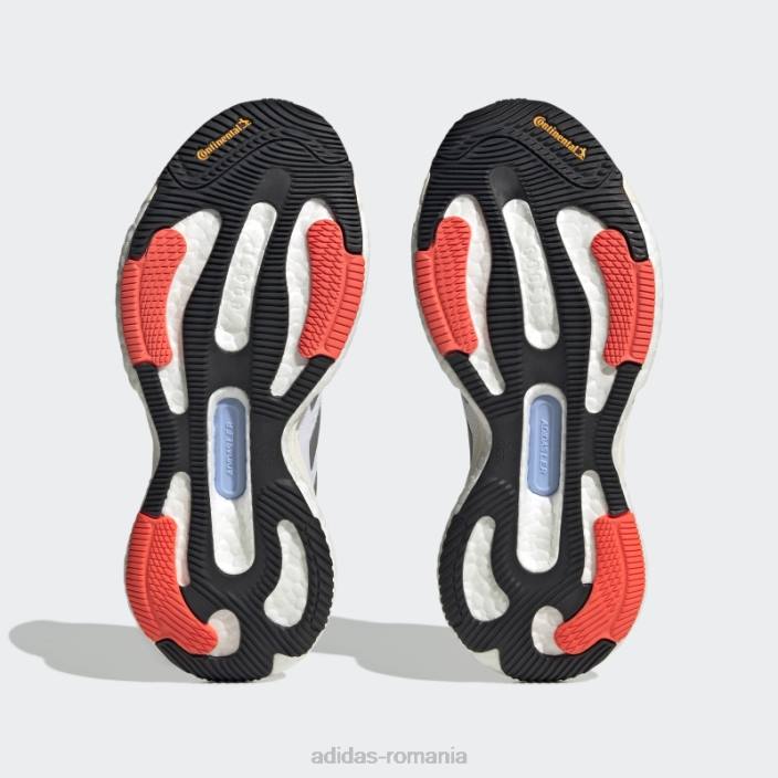 Adidas pantofi solarglide 6 alb femei alb/argintiu/rosu 2JBN16160