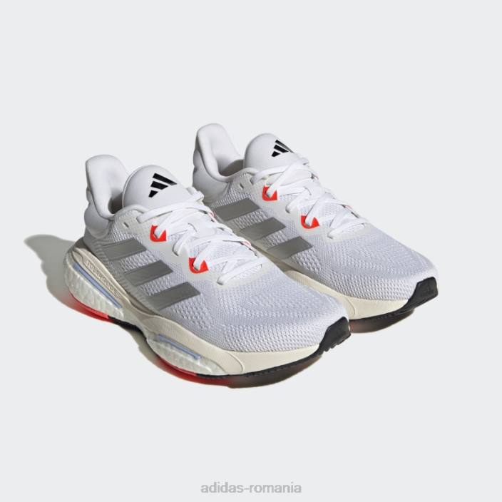 Adidas pantofi solarglide 6 alb femei alb/argintiu/rosu 2JBN16160