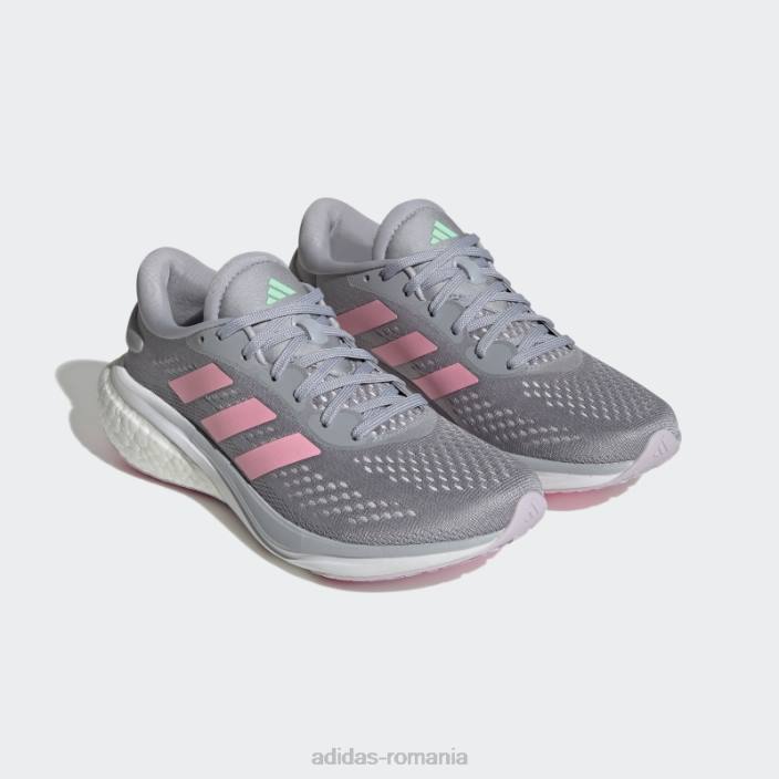 Adidas pantofi supernova 2.0 argintii femei argintiu/roz fascicul/argintiu zori 2JBN15902