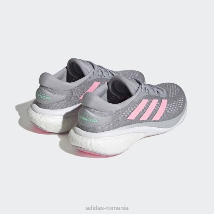 Adidas pantofi supernova 2.0 argintii femei argintiu/roz fascicul/argintiu zori 2JBN15902