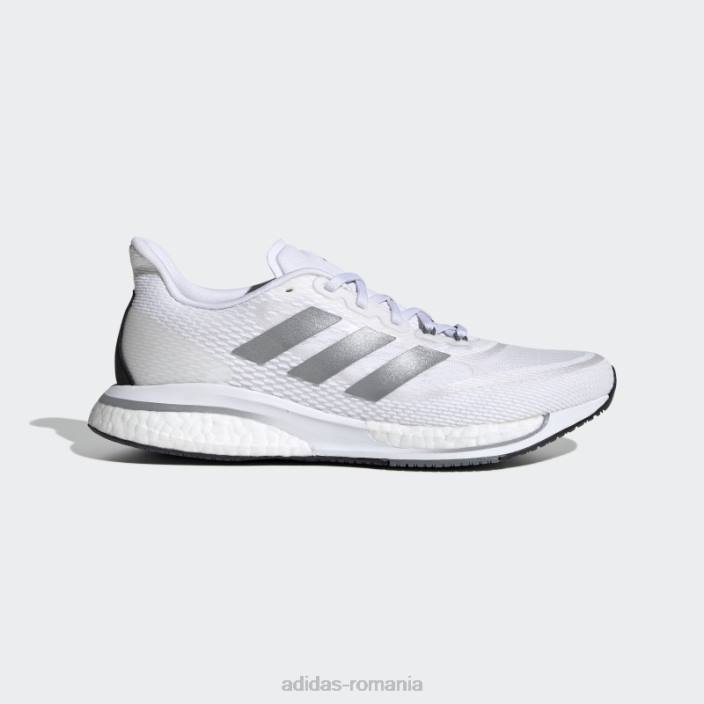Adidas pantofi supernova+ alb adidas femei alb/argintiu/negru 2JBN2178