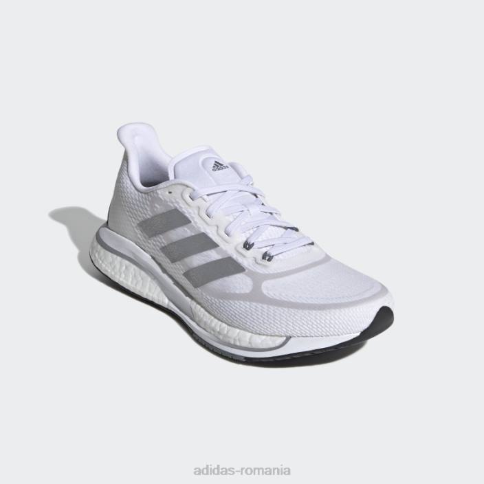 Adidas pantofi supernova+ alb adidas femei alb/argintiu/negru 2JBN2178