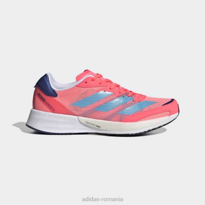 Adidas pantofi turbo adizero adios 6 femei turbo/sky rush/indigo 2JBN2194