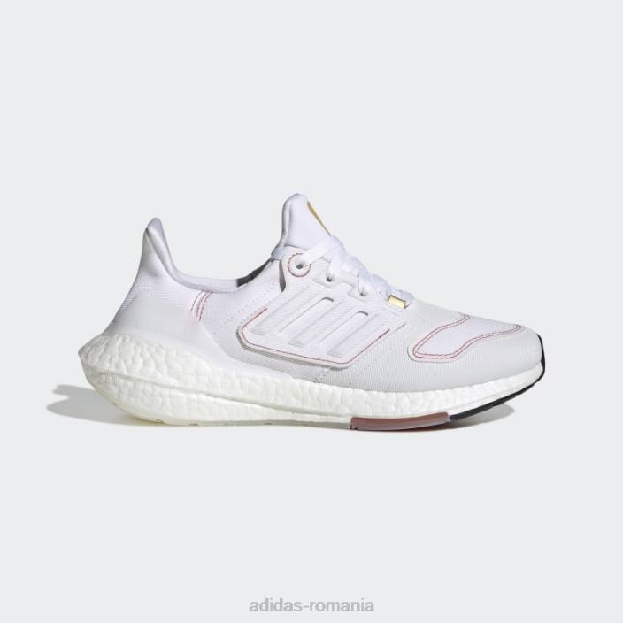 Adidas pantofi ultraboost 22 roșii femei alb roșu 2JBN8803