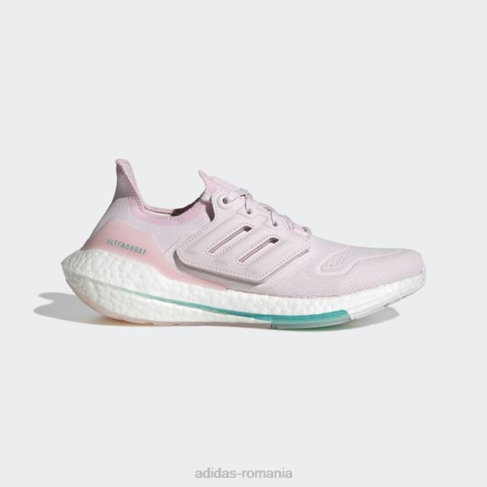 Adidas pantofi ultraboost 22 roz adidas femei papură roz/portocaliu 2JBN2196