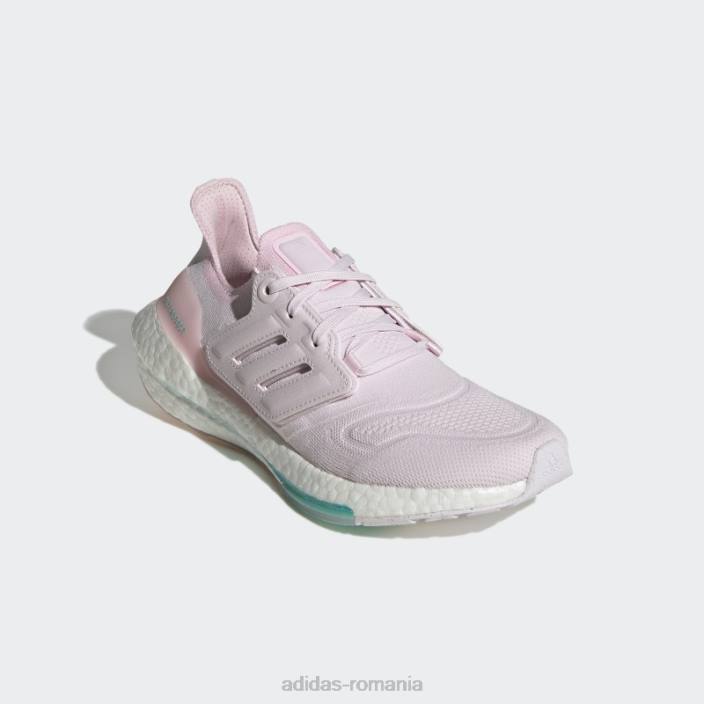 Adidas pantofi ultraboost 22 roz adidas femei papură roz/portocaliu 2JBN2196