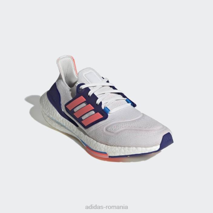 Adidas pantofi ultraboost 22 turbo femei alb/turbo/indigo 2JBN8690