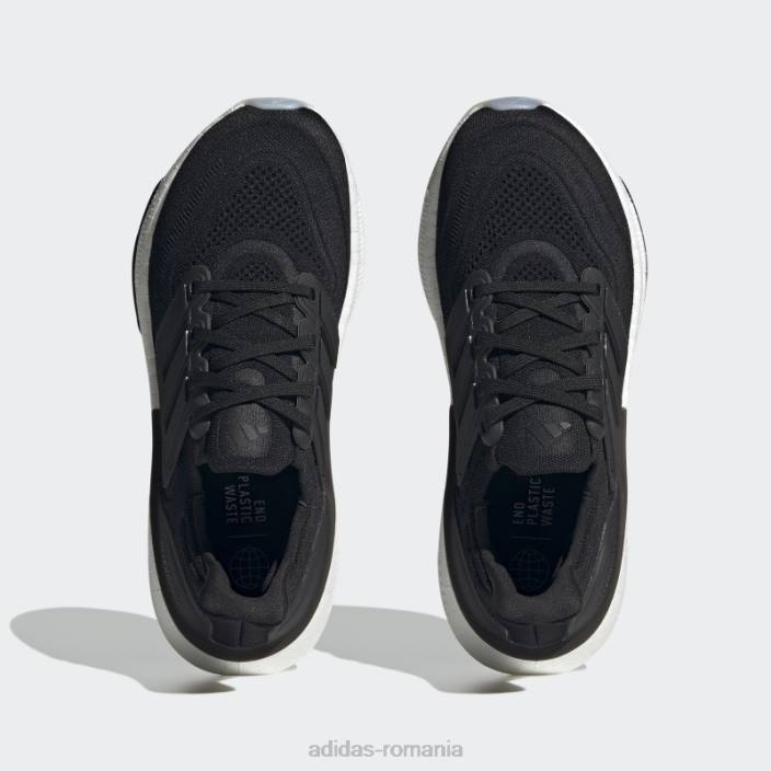 Adidas pantofi ultraboost light fashion negru femei alb negru 2JBN16012