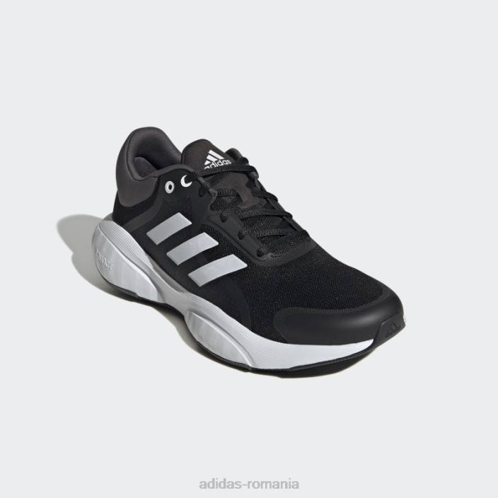 Adidas răspuns pantofi negri adidas femei negru/alb/gri 2JBN8340