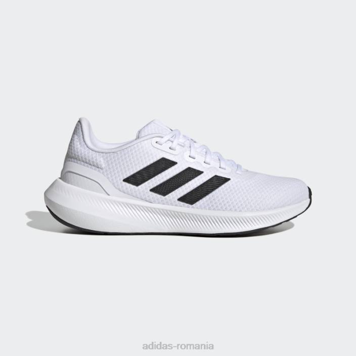 Adidas runfalcon wide 3 pantofi albi femei alb negru 2JBN8479