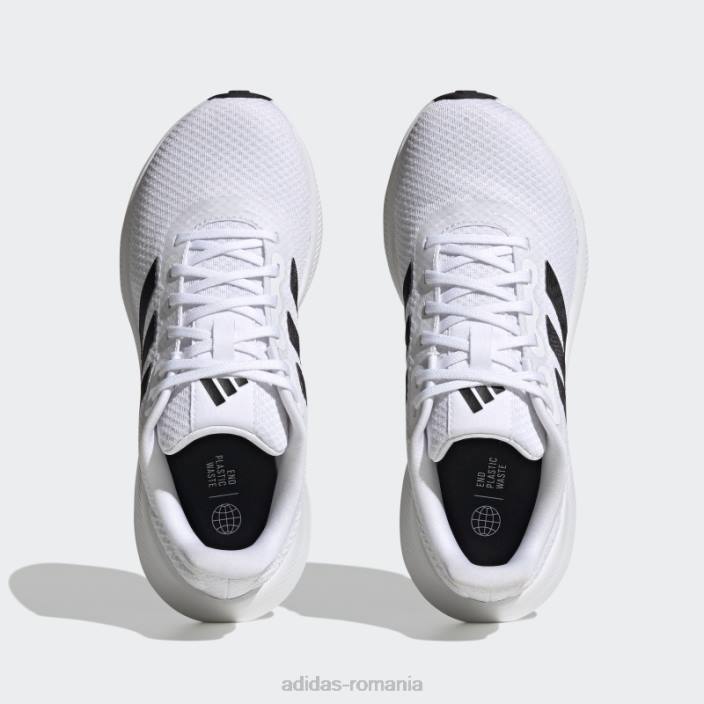 Adidas runfalcon wide 3 pantofi albi femei alb negru 2JBN8479