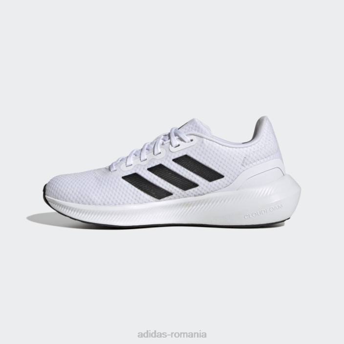 Adidas runfalcon wide 3 pantofi albi femei alb negru 2JBN8479
