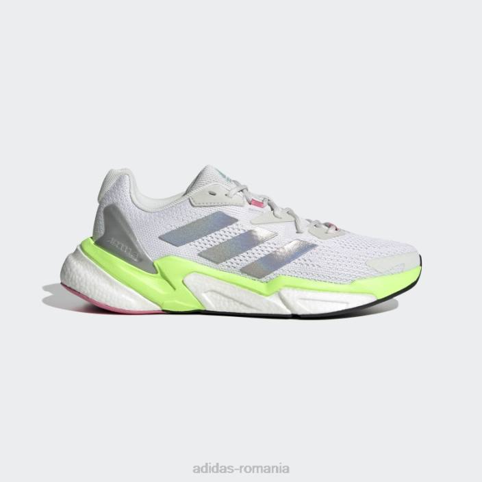 Adidas x9000l3 pantofi albi femei alb/argintiu/verde 2JBN2161