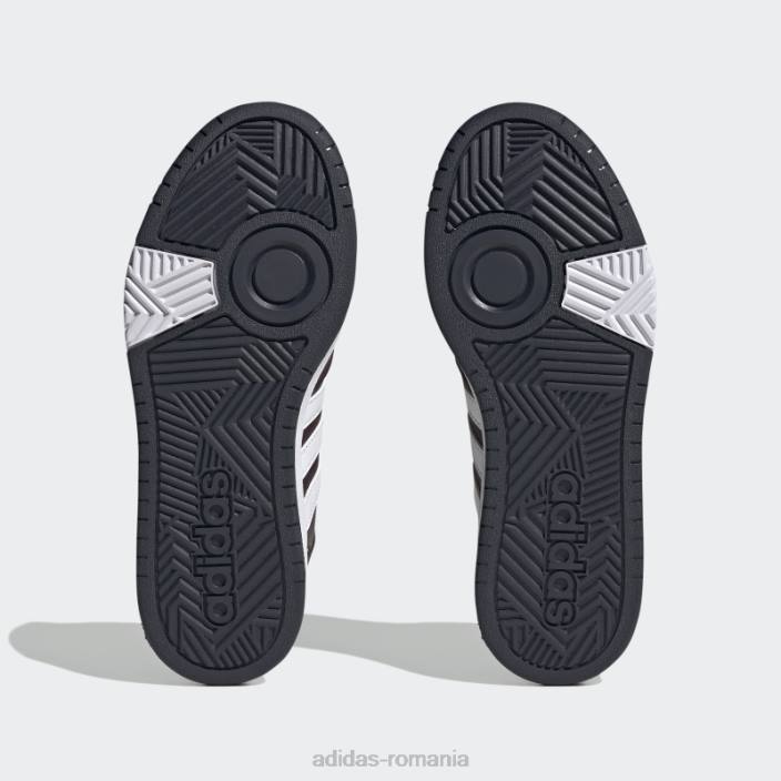 Adidas maroon hoops 3.0 mid lifestyle baschet clasic căptușeală de blană pantofi pentru iarnă femei maro/alb/cerneală 2JBN16222