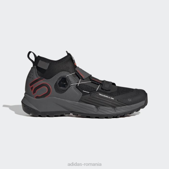 Adidas Five ten trailcross pro pantofi de ciclism montan cu clips gri femei gri/negru/rosu 2JBN8815
