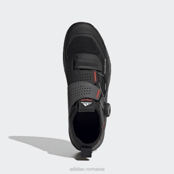Adidas Five ten trailcross pro pantofi de ciclism montan cu clips gri femei gri/negru/rosu 2JBN8815