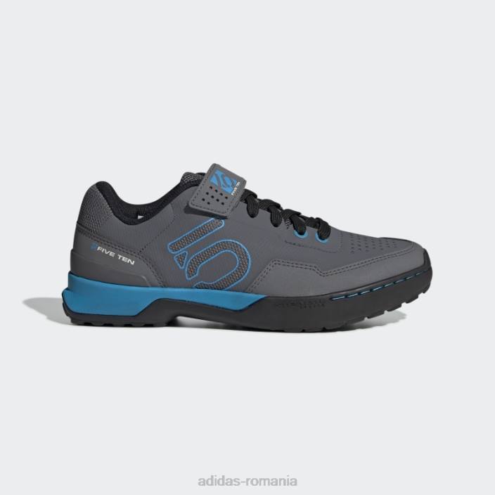 Adidas black five ten kestrel dantela pantofi mountain bike fashion femei gri/cian șoc/negru 2JBN8792