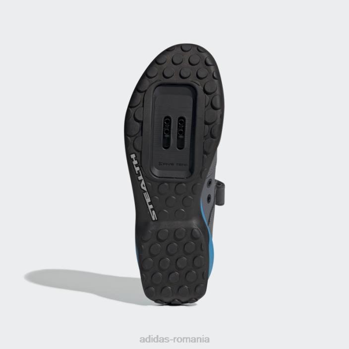 Adidas black five ten kestrel dantela pantofi mountain bike fashion femei gri/cian șoc/negru 2JBN8792