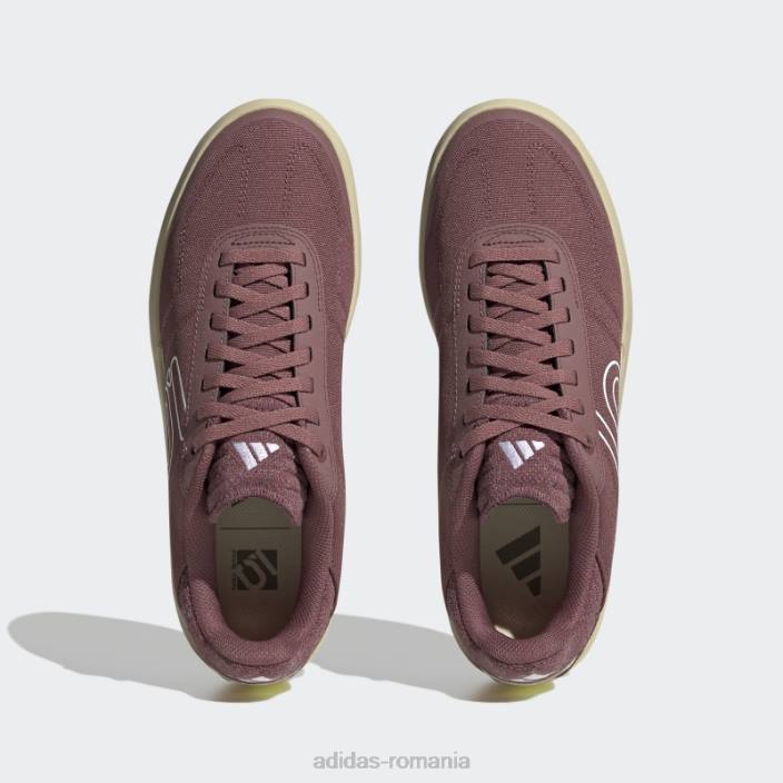 Adidas burgundy five ten sleuth dlx canvas mountain bike pantofi moda femei visiniu/alb/negru 2JBN8532