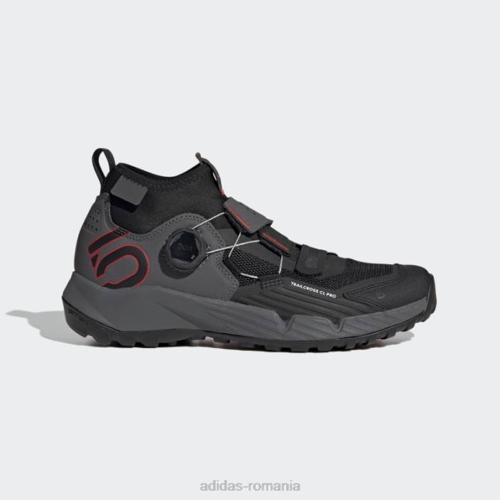 Adidas five ten trailcross pro pantofi pentru bicicletă montan cu clipă gri fashion femei gri/negru/rosu 2JBN8572