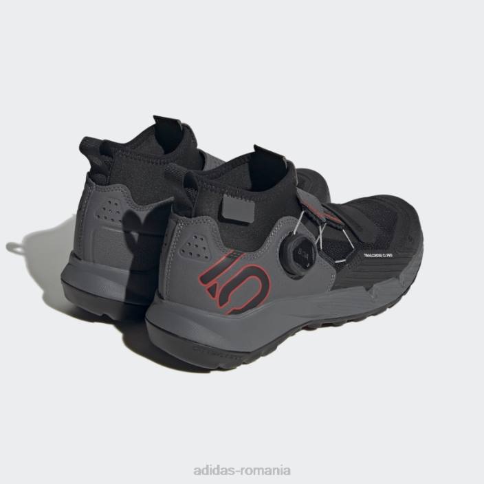 Adidas gri 5.10 trailcross pro clip-in w pantofi pentru mountain bike adidas femei gri/negru/rosu 2JBN16149
