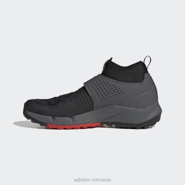 Adidas gri 5.10 trailcross pro clip-in w pantofi pentru mountain bike adidas femei gri/negru/rosu 2JBN16149