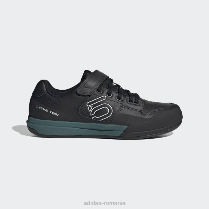 Adidas hazy emerald cinci zece pantofi de mountain bike hellcat femei negru/alb/smarald neclar 2JBN8747