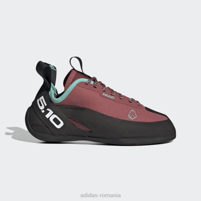 Adidas negri cinci ten niad pantofi de alpinism dantela femei negru/roșu/mentă acidă 2JBN16139