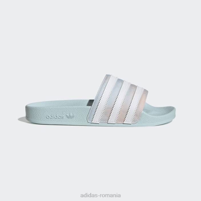 Adidas diapozitive adilette negre femei albastru/alb/negru 2JBN22403