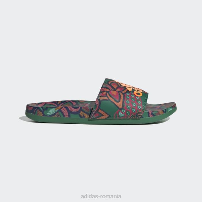 Adidas sandale adilette confort verde indraznet adidas femei verde îndrăzneț/portocaliu/bace 2JBN22404