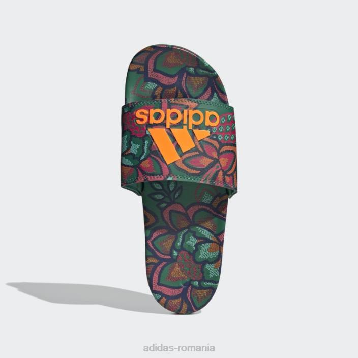 Adidas sandale adilette confort verde indraznet adidas femei verde îndrăzneț/portocaliu/bace 2JBN22404
