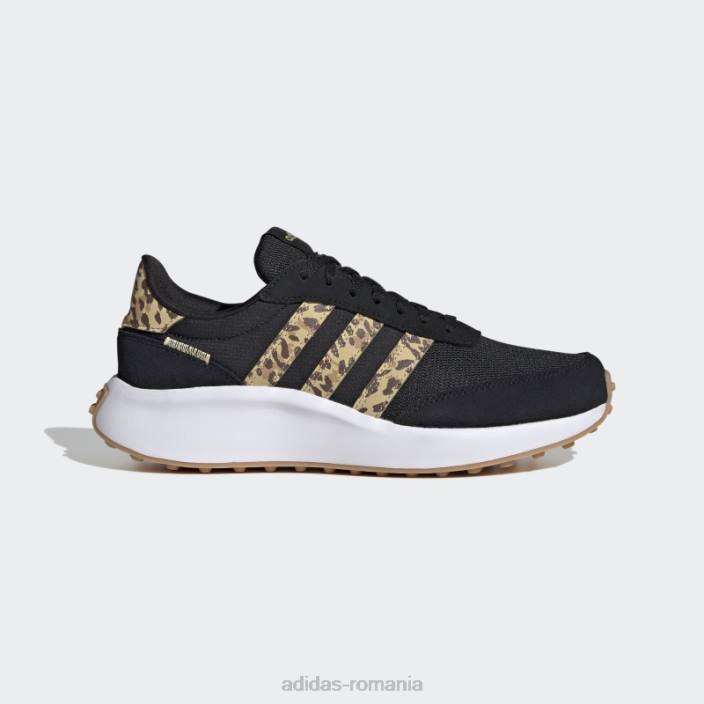 Adidas Run 70s pantofi negri femei negru/bej/portocaliu acid 2JBN16346