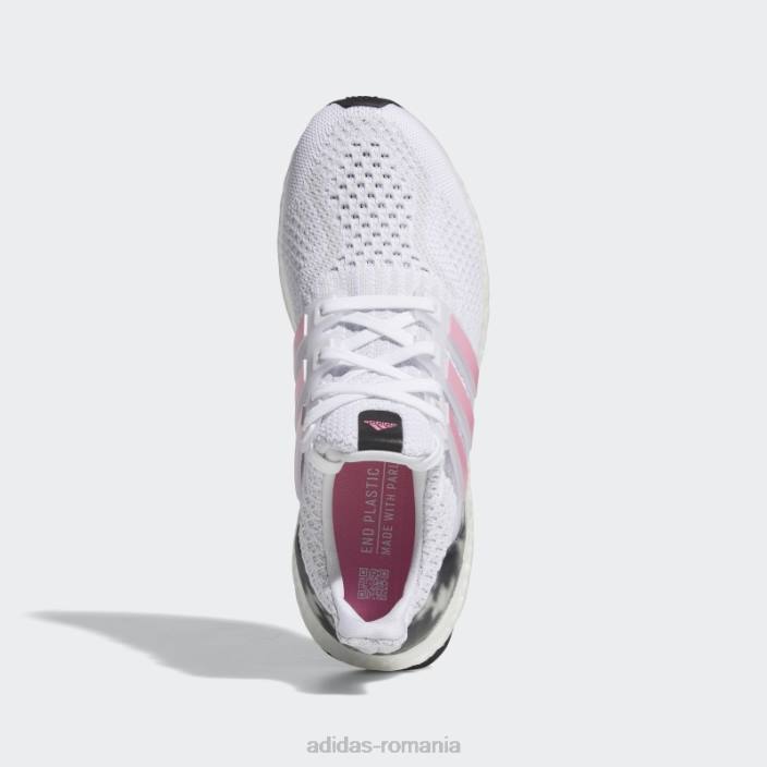 Adidas Ultraboost 5.0 dna running sportswear lifestyle pantofi albi femei alb/gri liniuță 2JBN8545