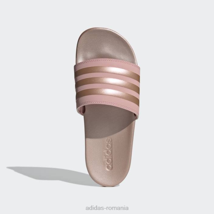 Adidas adilette confort tobogane mov femei mov/pământ întâlnit 2JBN8654