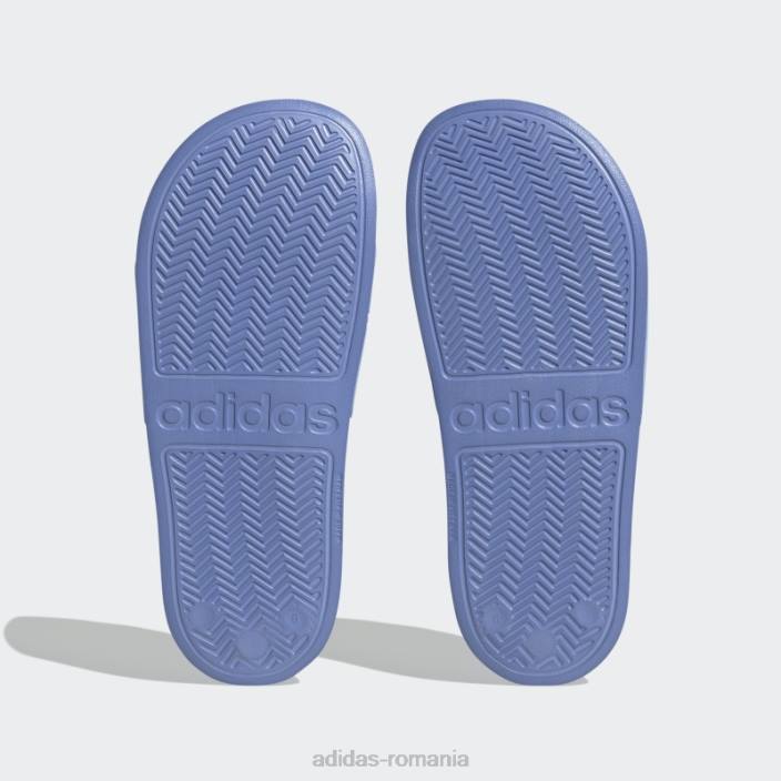 Adidas adilette shower slides albastru zori femei albastru zori/auriu metalic/albastru 2JBN8456