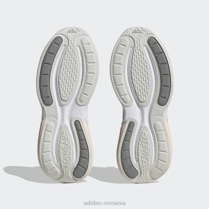 Adidas alphabounce+ sustainable bounce pantofi zero metalic femei alb/zero metalic/gri 2JBN8356